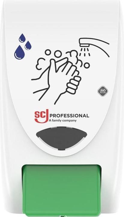 Actual product image Deb Stoko Skin cleansing foam dispenser H285xW135xD135ca.mm 2l white/green SC JOHNSON