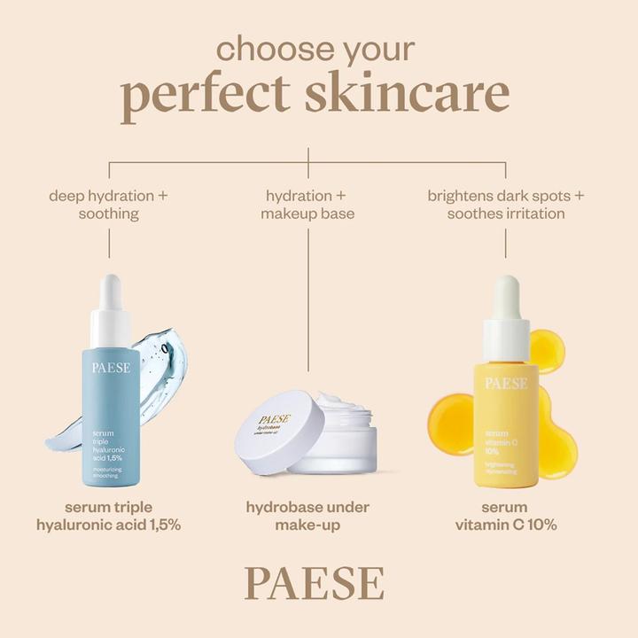 Image du produit Paese Triple Hyaluronic Acid Serum 1.5% Sérum hydratant à base de Triple Hyaluronic Acid 1.5% 30Ml (30 ml)