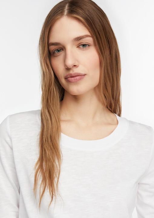 Produktbild Comma Basic Longsleeve aus leicht strukturiertem Baumwoll-Modal-Mix (36)