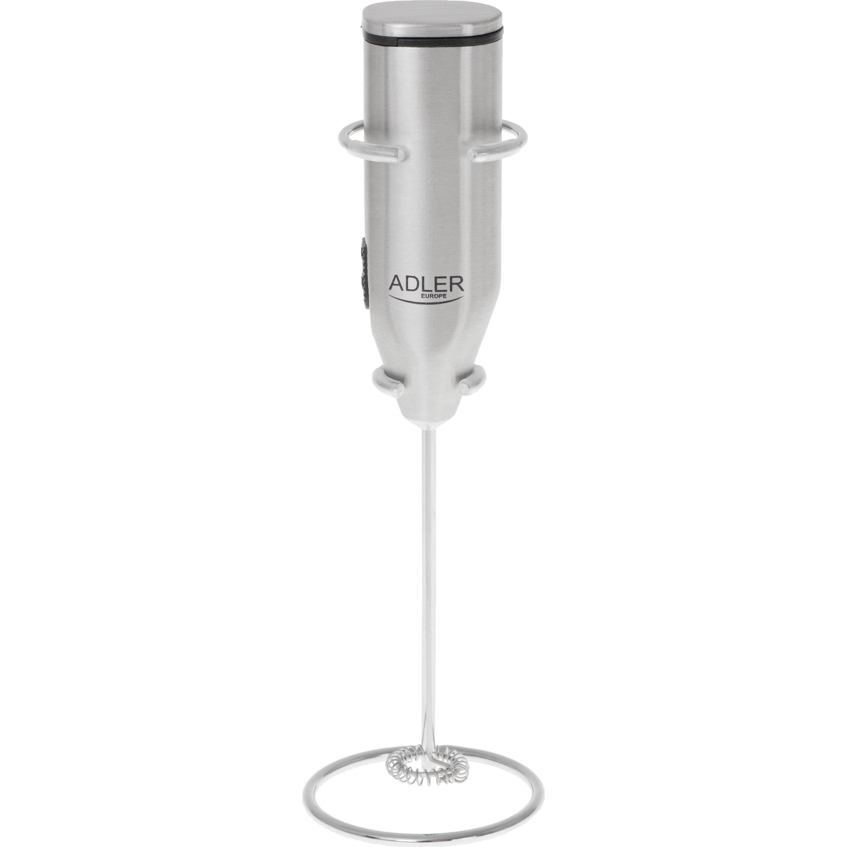 Adler AD 4500 milk frother Handheld milk frother Stainless steel, Milchaufschäumer, Silber