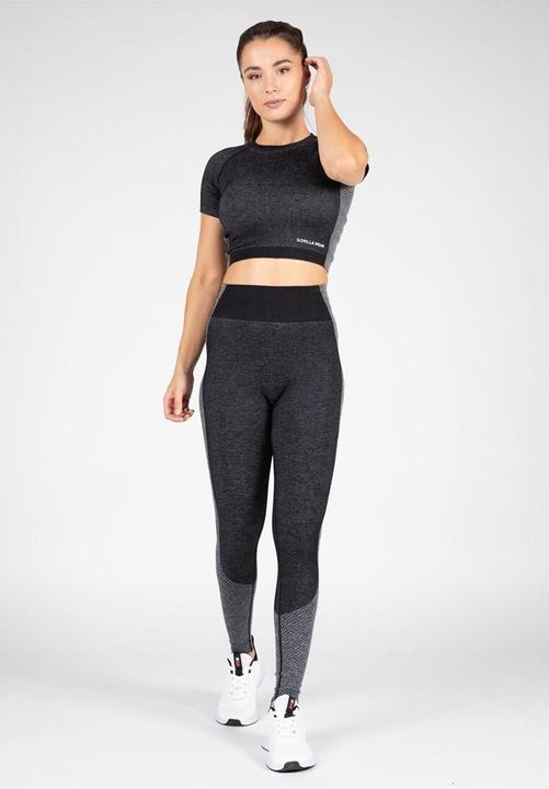 Produktbild Gorilla Wear Selah Seamless Crop Top - schwarz (L)