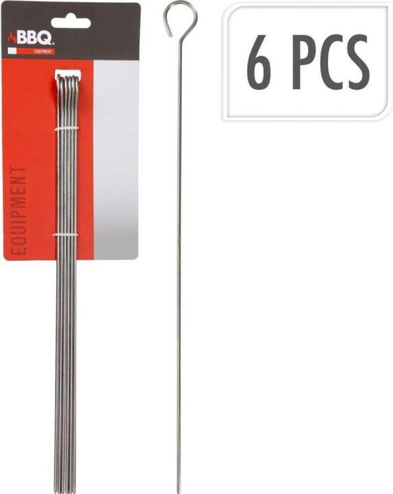 Actual product image BBQ Collection Szpikulec Do Szaszłyków 6szt Dł. 35,5cm Stal Nierdzewna