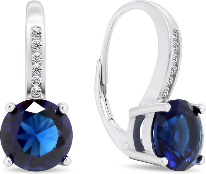 Immagine prodotto Brilio Argento - Orecchini moderni in argento con zirconi EA427WB