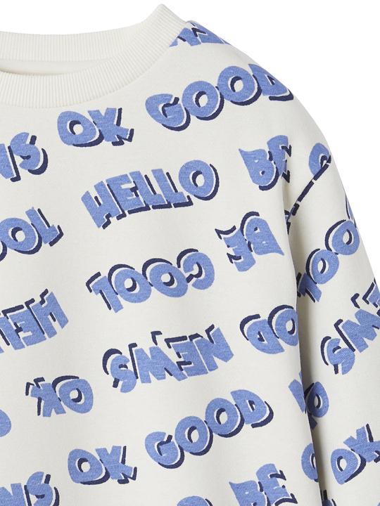 Immagine prodotto Vertbaudet Jungen Sweatshirt mit XXL-Schriftzug, Recycling-Polyester (158, 164)