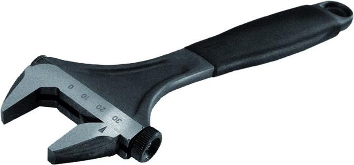 Actual product image Irimo Particularly robust 35 mm rolling spanner with rubber handle, laterally adjustable, phosphated, 257 (35 mm)