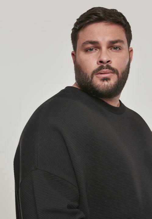 Actual product image Urban Classics Cut On Sleeve Naps Interlock Crew (M)