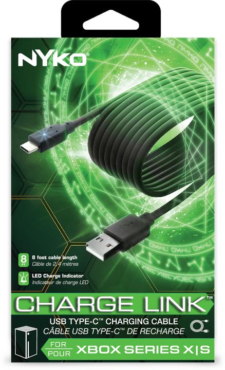 Actual product image Nyko Charge Link USB/USB-C for Playstation 5 / Xbox Series X - S - 2,5 meter (PS5, Xbox Series X)