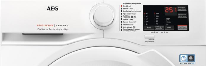 Produktbild AEG WASMACHINE INBOUW LF62R7400 (7 kg, Links)