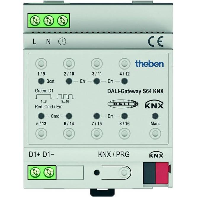 Theben, Zubehör Elektroinstallation, DALI-Gateway S64 KNX