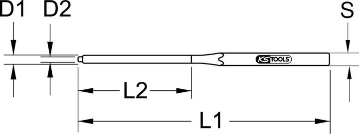 Produktbild KS Tools Bremsklotz-Splintentreiber