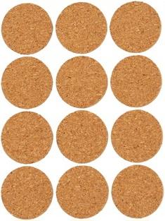 Productafbeelding Haushalt KURK MEUBELKUSSENS 12. D28 MM.HUISHOUDELIJK (Vilten glijders, 12 Stuk)
