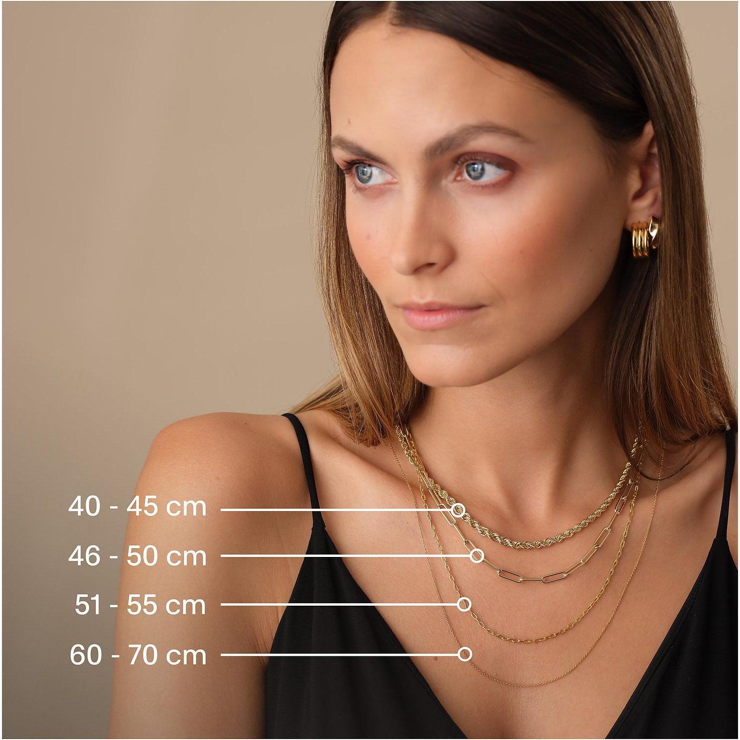 Thumbnail - Favs, Halsschmuck, Kette, (375er Gelbgold, 50 cm)