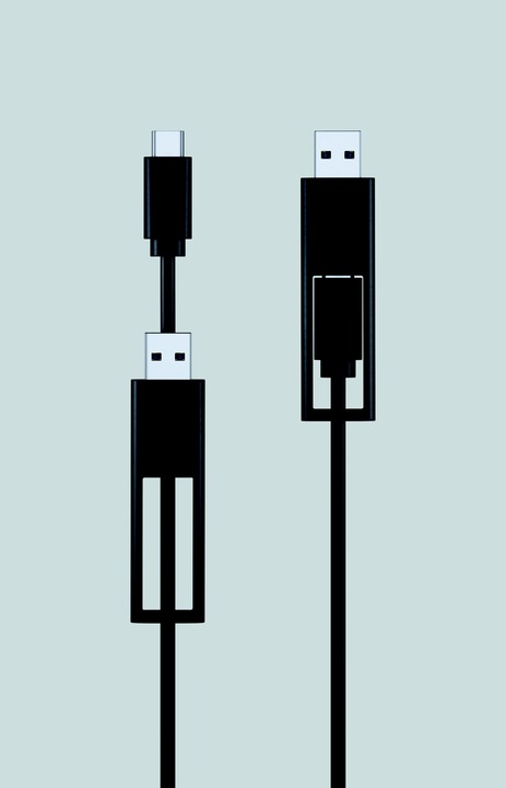 Actual product image Dell D6000 (USB-C, 4 Ports)