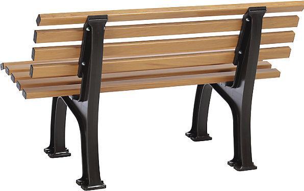 Immagine prodotto Blome Panchina per parco in plastica, con 9 doghe, larghezza 1200 mm, simil-legno.