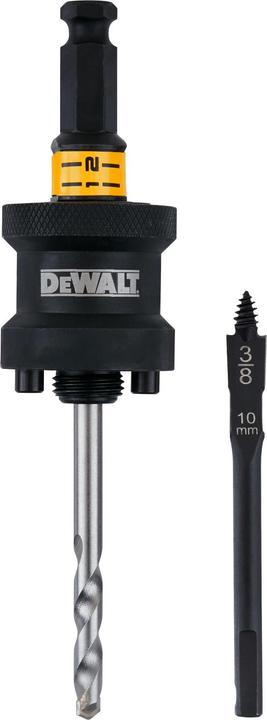 Actual product image DeWalt Hole saw quick-change adapter 13mm, for 32-210mm + 10mm wood drill bits (130 mm)