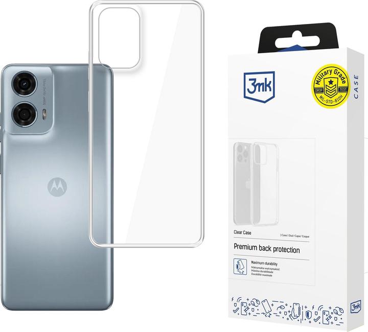 Actual product image 3MK Clear Case Motorola Moto E14 / G04 / G24 Power / G24 4G - transparent (Motorola Moto E14, Motorola Moto G04, Motorola Moto G24, Motorola Moto G24 Power)