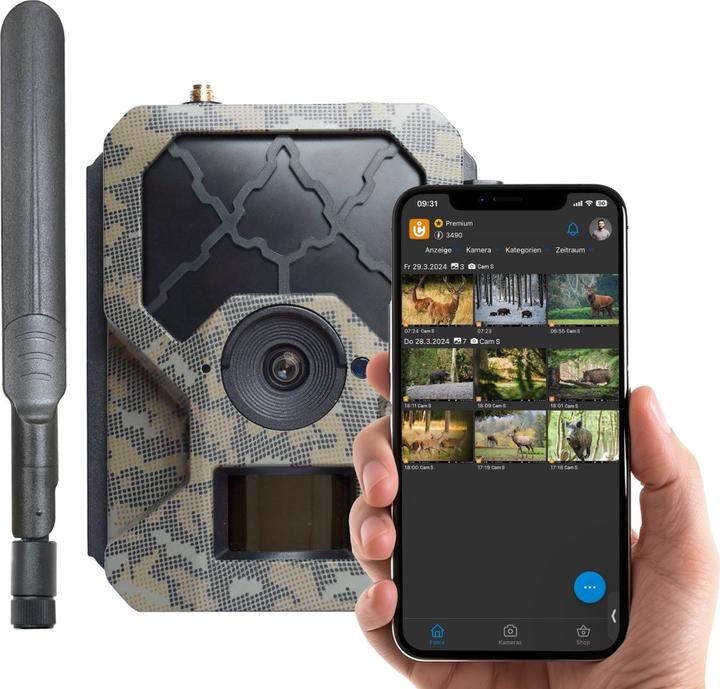 Actual product image ICUserver ICU CLOM Cam-S Wildkamera Tarn-Grün