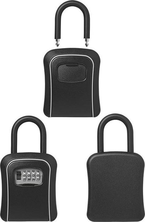 Immagine prodotto ProPlus Cassaforte a chiave con combinazione numerica con bullone a U in metallo