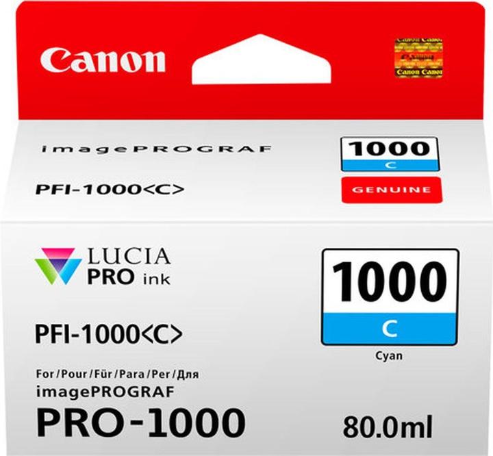 Actual product image Canon Pfi-1000c (C)