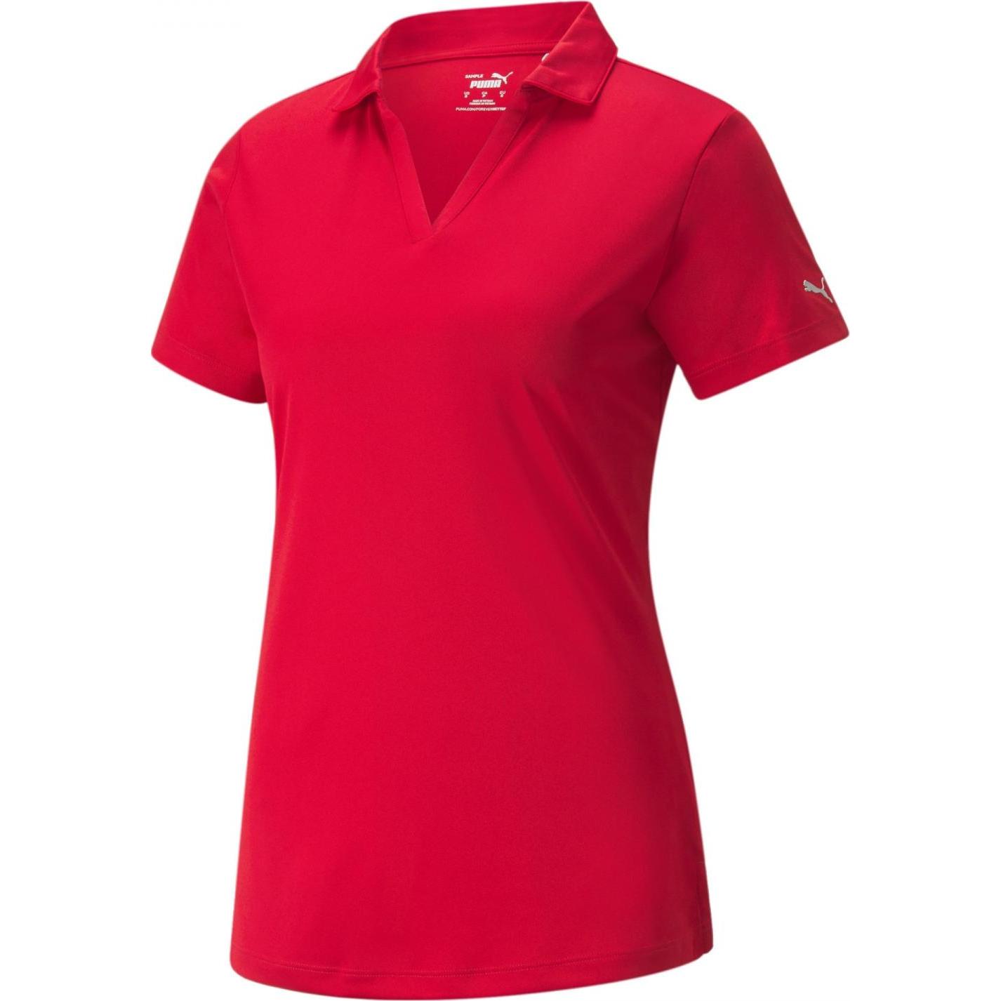 Thumbnail - Puma, Damen, Sportshirt, W Icon Golf Polo (L), Weiss, L