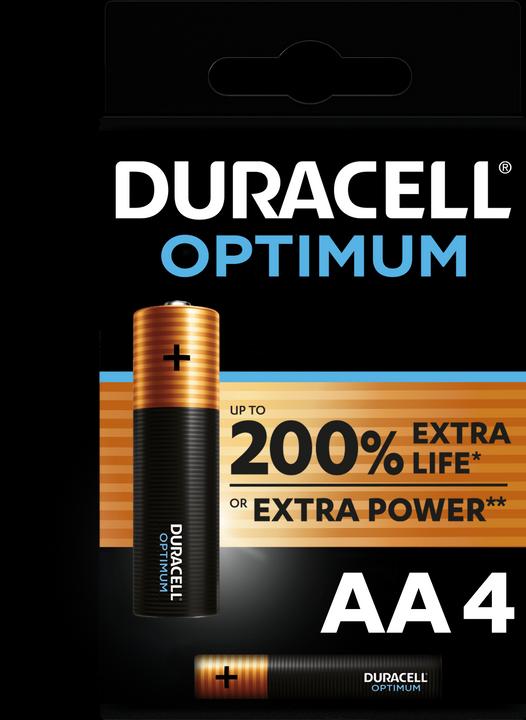 Produktbild Duracell Optimum 4er Pack AA Batterien (4 Stk., AA)