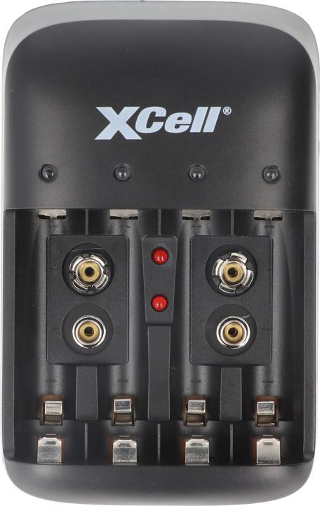Productafbeelding XCell BC-X500 Ronde cel lader NiMH 9 V blok, Micro (AAA), Mignon (AA) (1 Pcs., 9V Block, AA, AAA, Lader zonder batterij)