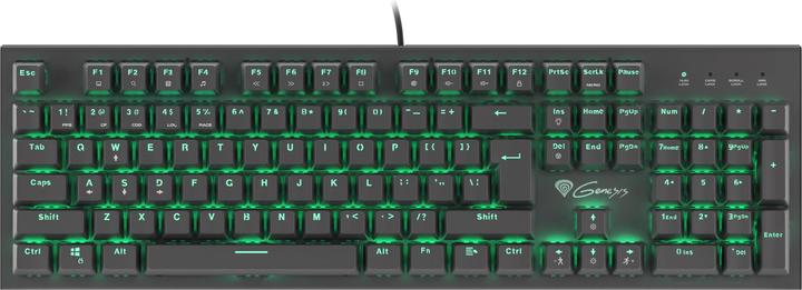 Genesis NATEC NKG-0947 mechanical THOR 300 US, Green Backlight, USB, US layout (Eng. Int., Kabelgebunden)