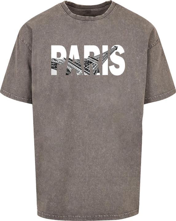 Image du produit Merchcode Paris Eiffel Tower Acid Washed Oversize Tee - 117193 (3XL)