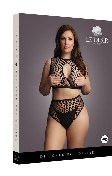 Actual product image Le Désir Duo Net Key-Hole Bra Set - OSX (L)