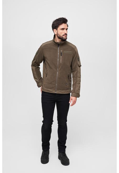 Produktbild Brandit Fleece Ripstop Outdoorjacke Grösse XXL Farbe Oliv (XXL)
