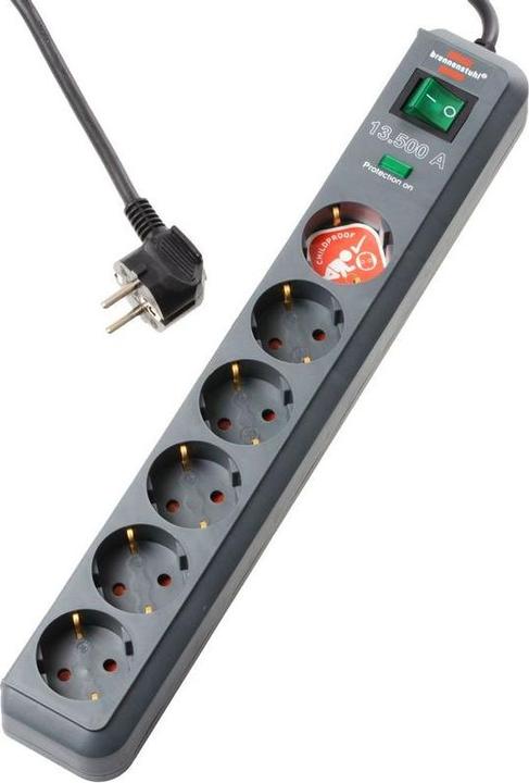 Actual product image Brennenstuhl Eco-Line (6 x, CEE 7/4, 5 m)