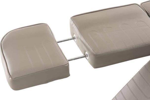 Actual product image Swisshandel24 Split hydraulic cosmetic couch V2, grey