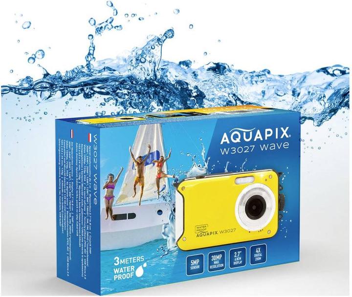 Actual product image Easypix Aquapix W3027 WAVE yellow (5 Mpx)