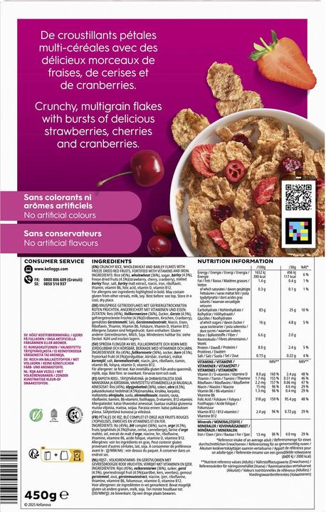 Actual product image Kellogg's Müsli Special K Red Berries 450 g, Produkttyp (450 g)