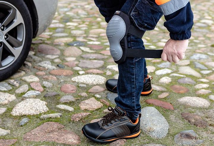 Productafbeelding Neo Tools Leren werkschoenen met stalen zakdoek, maat 43 (82-104) (SB, 43)