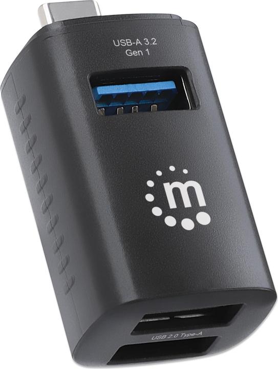 Actual product image Manhattan 3-port USB 3.0 / 2.0 Type-C combo hub (USB-C, 3 ports)