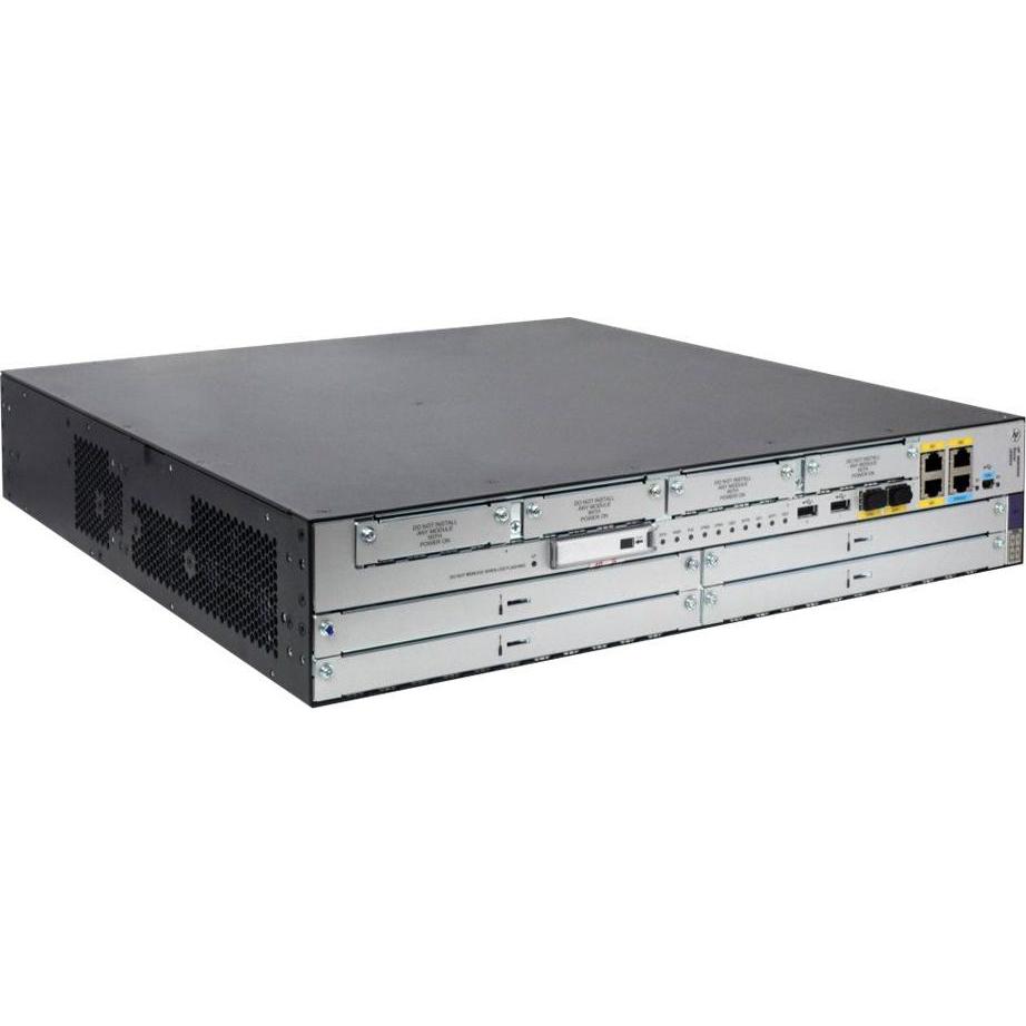 HPE MSR3044 Kabelrouter Gigabit Ethernet Edelstahl, Router, Silber