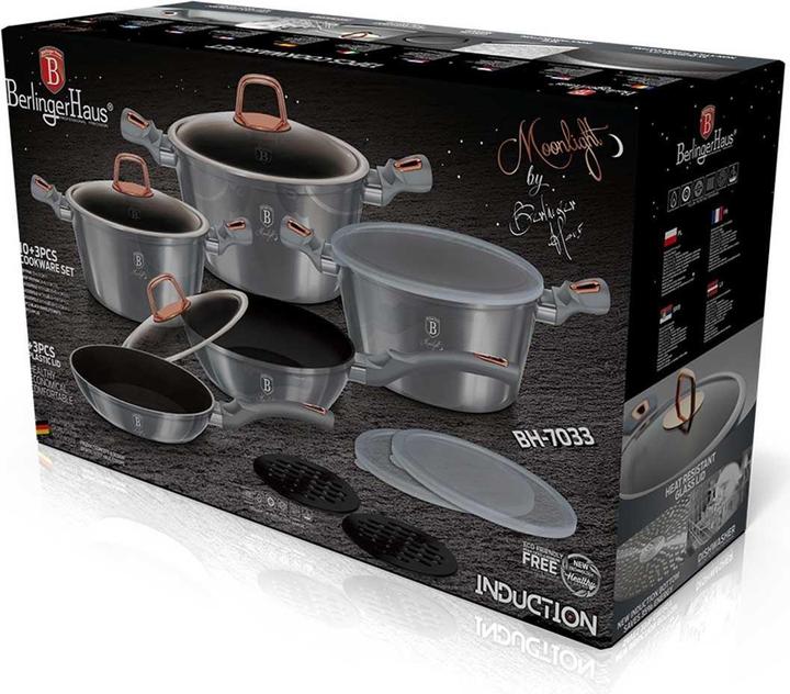 Produktbild BerlingerHaus Pot Set Berlinger (20 cm, Pfannenset + Topfset, Aluminium)