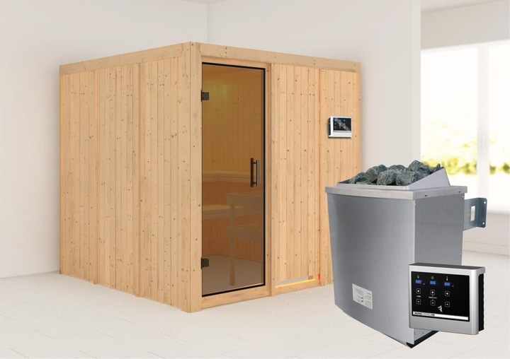 Actual product image Karibu Rodin without roof rim (9 KW external control)