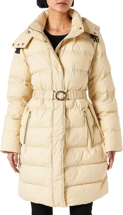 Actual product image Pinko Hypothetical Quilted Linen Down Jacket (XS)