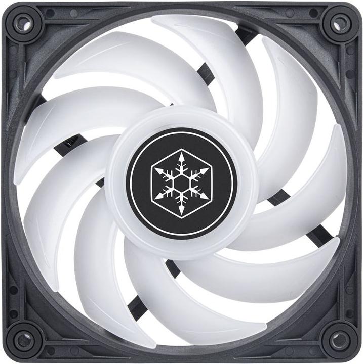 Image du produit Silverstone SST-VS120B-ARGB, ventilateur PWM-ARGB de 120 mm, 0-2 000 tr/min, éclairage ARGB à 4-1 broches (120 mm, 1 x)