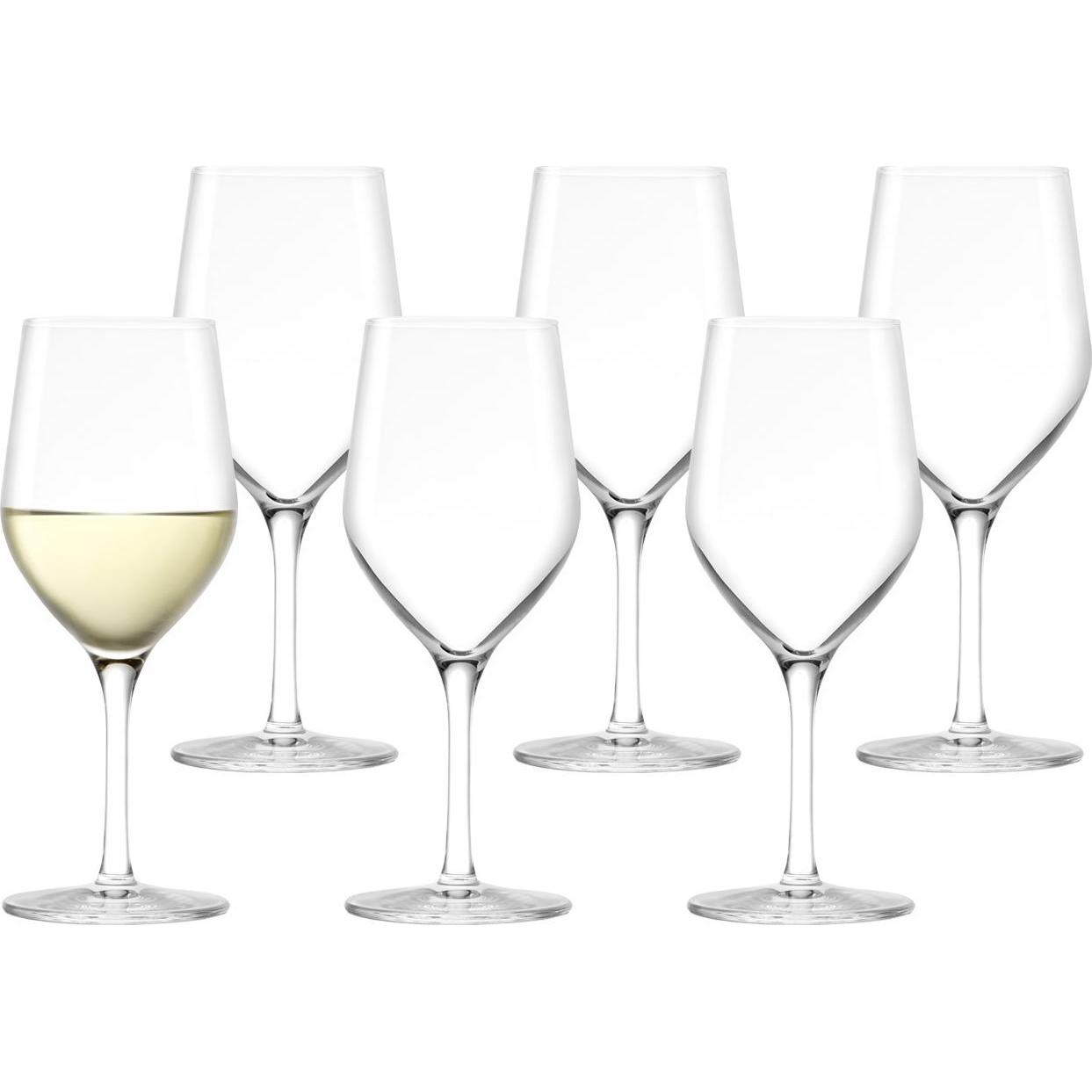 Stölzle Gläser Ultra, 6er-Set - Weisswein 38 cl (38 cl, 6 Gläser, Rotweingläser) (376 00 02)