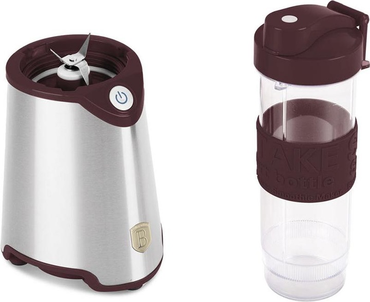 Produktbild BerlingerHaus Design Standmixer inkl. Sportflasche 570ml, 300 W, bordeaux (300 W)