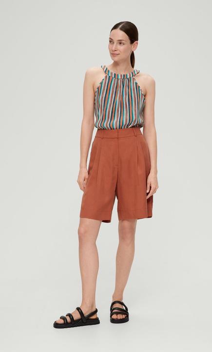 Produktbild s.Oliver Hose Regular: Bundfalten-Shorts (32)