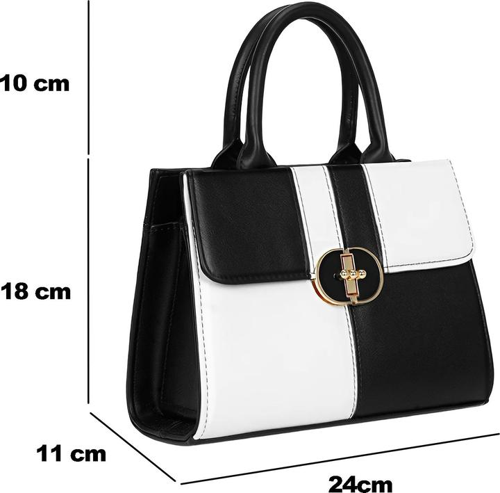Immagine prodotto Gallantry C-0184-BLACKWHITE Handtasche