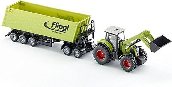 Produktbild Siku Traktor mit Frontlader, Dolly und Muldenkippe