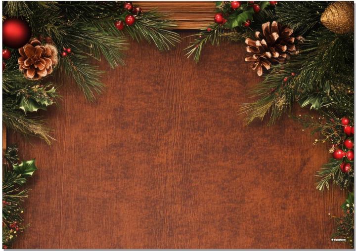 Image du produit Trendform Papiertischset WINTER LODGE (1 pcs, 42 x 29.70 cm)