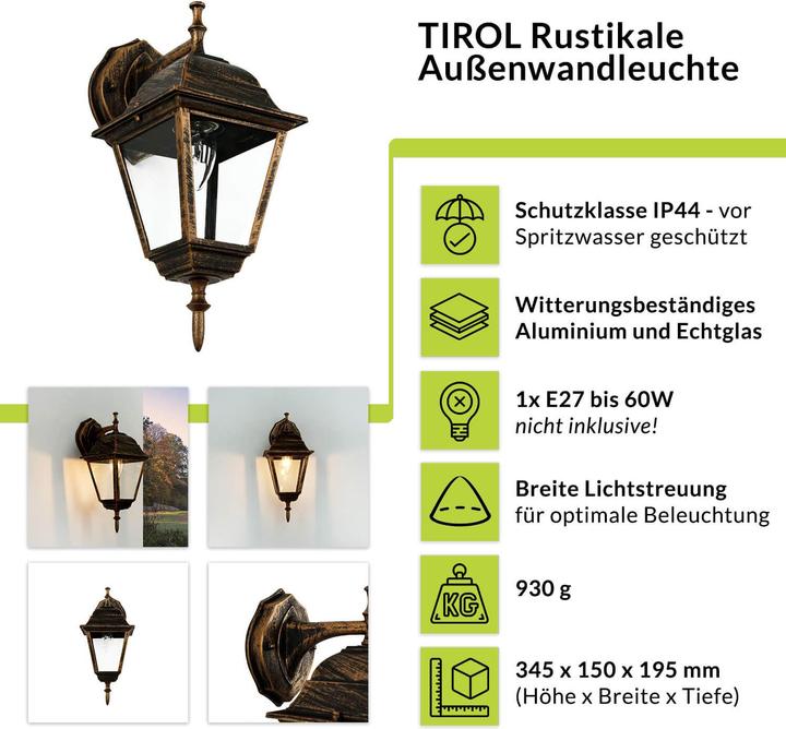 Actual product image Licht-Erlebnisse Tirol (E27, IP44)