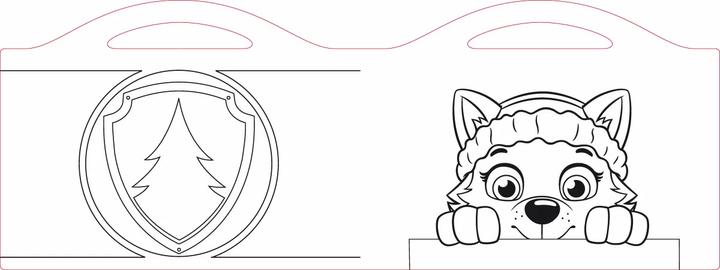 Actual product image PAW Patrol coloring book
