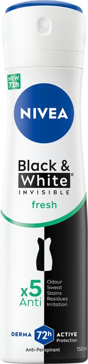 Produktbild NIVEA Black & White Invisible Fresh Female Spray (Spray, 150 ml)
